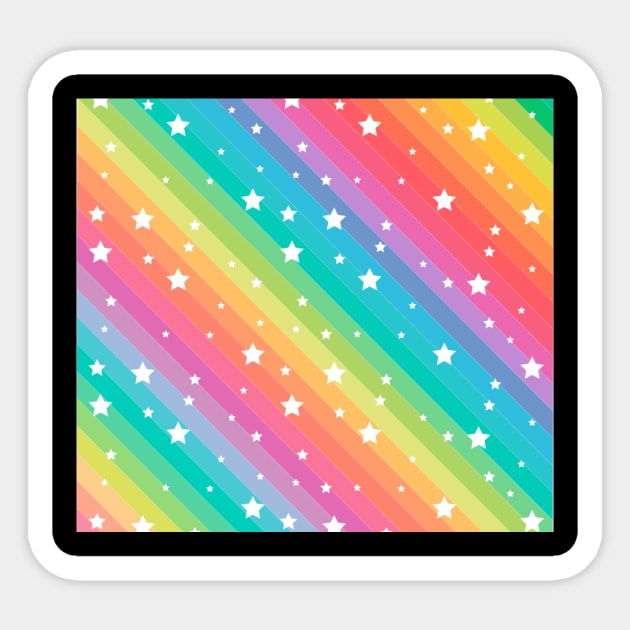 Rainbow unicorn magical gift Sticker by Flipodesigner